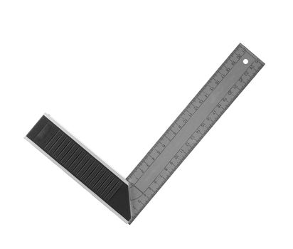 Iron Ruler with angle bar