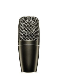 Vintage microphone isolated on the white background