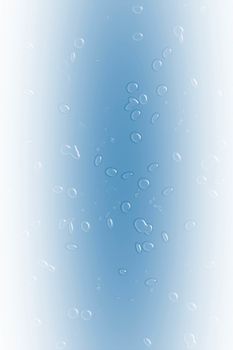 Blue water drops background texture