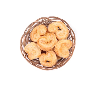 Dutch cookie in basket