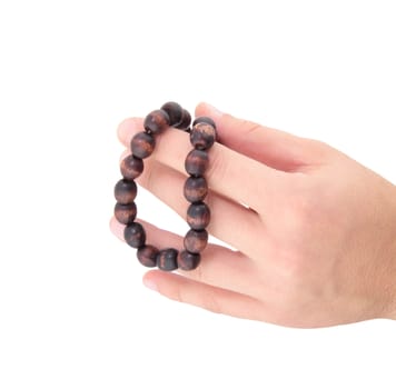 Rosary in hands