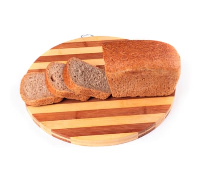 sliced gray bread