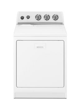 Isolated washing machine on a white background