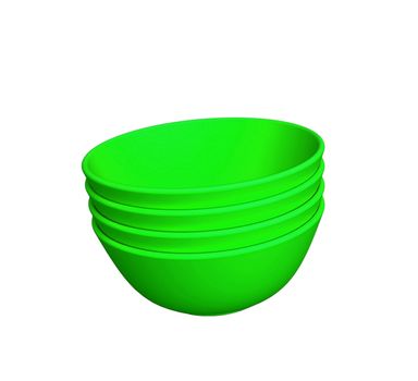 green plates