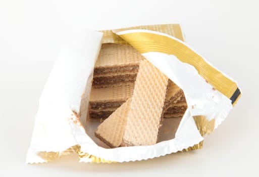 Wafers are isolated on a white background.