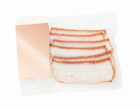 sliced fat packaged