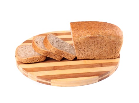sliced gray bread