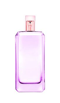 bottle of perfume isolated on white