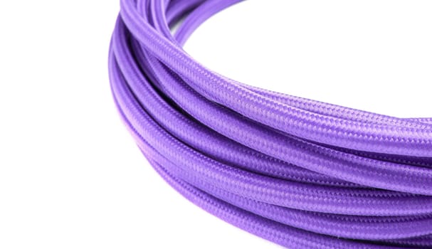 Purple rope isolated