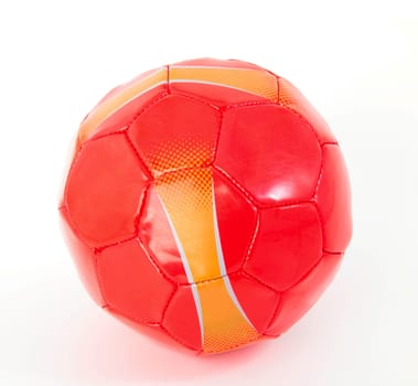 Football isolated on a white