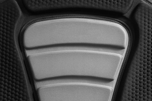 Canoe seat close up on details. Sport background