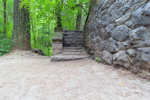 Stone House Steps at Wildwood Trail in Portland Oregon