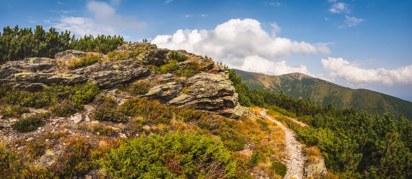 Rocks near a Hiking Trail in West Tatra Mountains