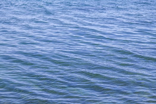 Just sea waves in summer time at french coast