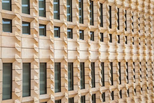 Modern and stylish windows drawing a pattern