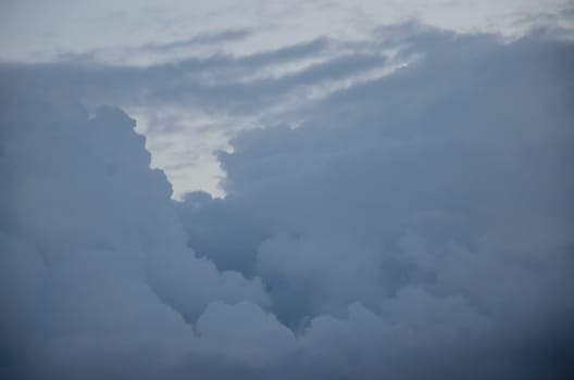 Gray clouds, nature abstrack