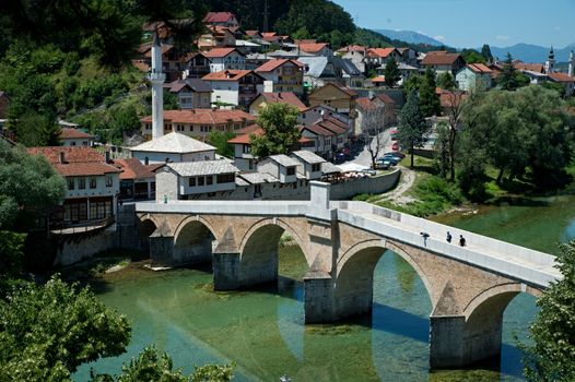 nice Old bridge in Konjic - Bosnia and Herzegovina