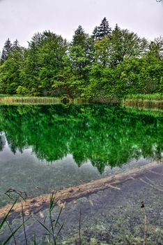 nice Plitvice Lakes national park waterfall, Plitvica, croatia