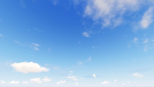 Cloudy blue sky abstract background, blue sky background with tiny clouds, 3d rendering

