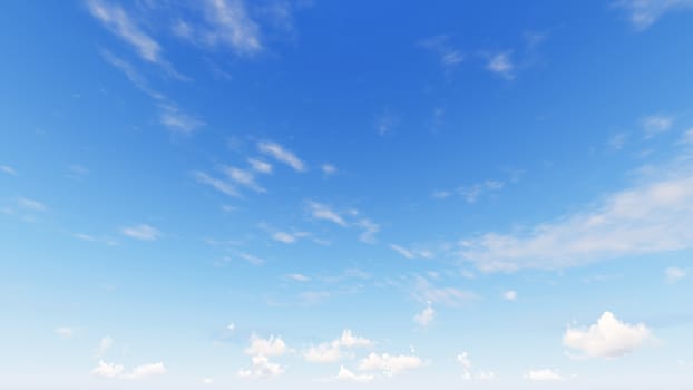 Cloudy blue sky abstract background, blue sky background with tiny clouds, 3d rendering

