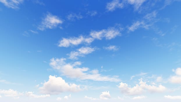 Cloudy blue sky abstract background, blue sky background with tiny clouds, 3d rendering

