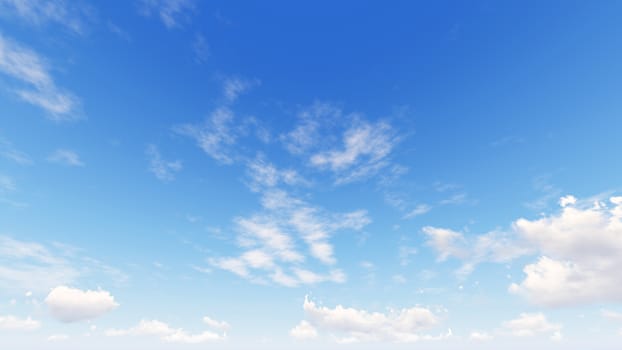 Cloudy blue sky abstract background, blue sky background with tiny clouds, 3d rendering

