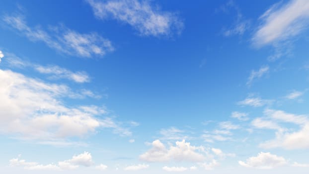 Cloudy blue sky abstract background, blue sky background with tiny clouds, 3d rendering

