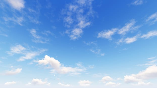 Cloudy blue sky abstract background, blue sky background with tiny clouds, 3d rendering

