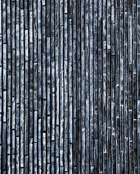 Background of Grey and White Plank Stone Exterior Wall closeup. Vertical View
