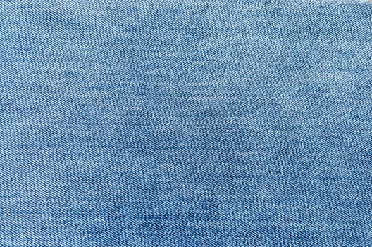 Close up of old denim jean texture.