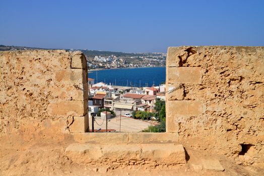 Rethymno city Greece Fortezza fortress landmark architecture