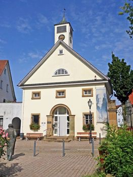 Brackenheim, Germany - August 11, 2016: Theodor-Heuss-Museum, it hosts an exhibition on the life and work of the first Federal President Theodor Heuss, who was born on 31 January 1884 in Brackenheim.