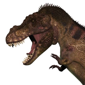 Tyrannosaurus Rex was a carnivorous dinosaur that lived in the Cretaceous Period of North America.