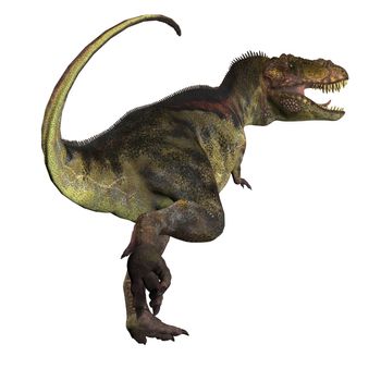 Tyrannosaurus Rex was a carnivorous dinosaur that lived in the Cretaceous Period of North America.