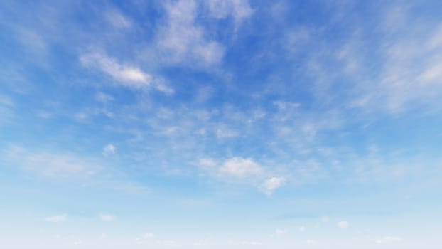 Cloudy blue sky abstract background, blue sky background with tiny clouds, 3d rendering

