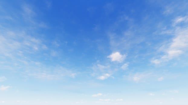 Cloudy blue sky abstract background, blue sky background with tiny clouds, 3d rendering

