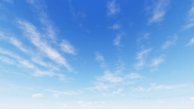 Cloudy blue sky abstract background, blue sky background with tiny clouds, 3d rendering

