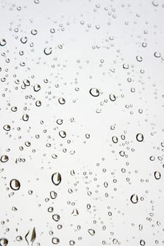 Water drops on the window. Abstract background. Shallow DOF.