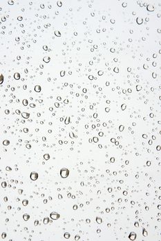 Water drops on the window. Abstract background. Shallow DOF.