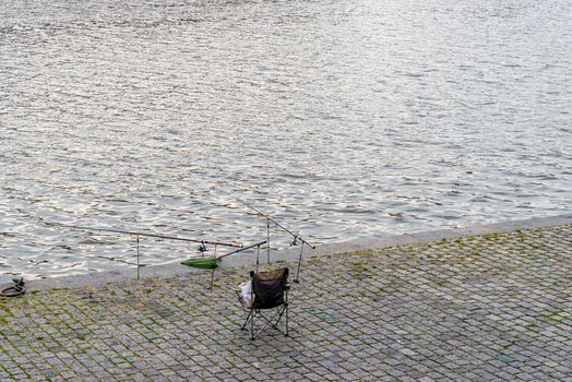 Fishing the Prague River
