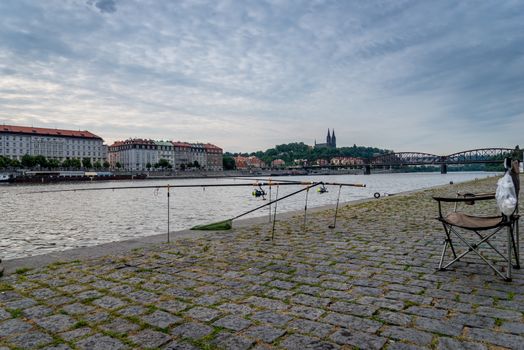 Fishing the Prague River