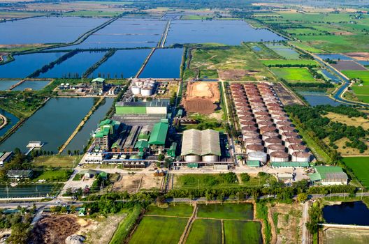 Aerial Photography of Farming and Agriculture in Thailand