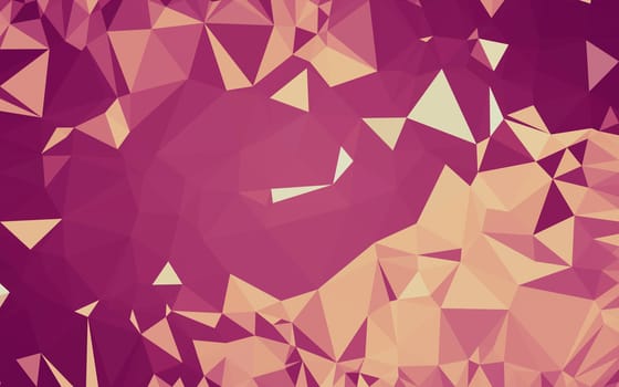 Abstract low poly background, geometry triangle, mosaic pastel color background