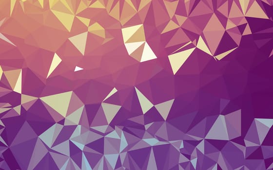 Abstract low poly background, geometry triangle, mosaic pastel color background