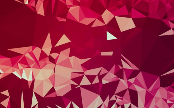 Abstract low poly background, geometry triangle, mosaic pastel color background