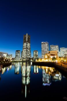 Yokohama at night