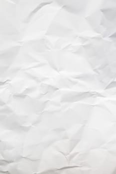 Crumpled white paper