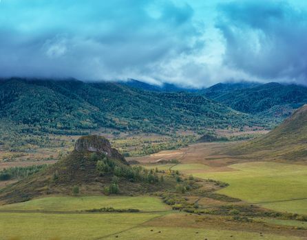 Altay mountains in beauty day, Siberia, Russia