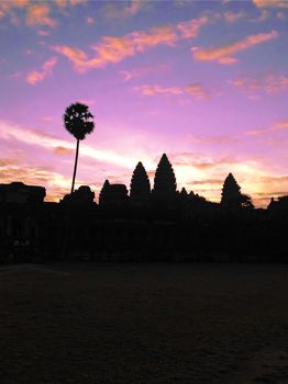 Angkor Wat sunrise at Siem Reap. Cambodia