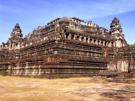 Baphuon temple in Siem Reap, Cambodia. The Baphuon is a temple at Angkor Thom. Built in the mid-11th century.